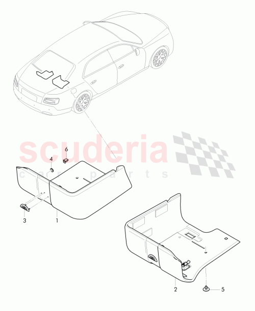 Part Diagram for Bentley 4W0 854 817 D