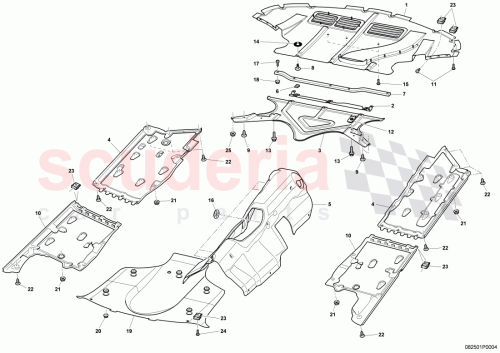 Part Diagram for Bentley 8E0825265A