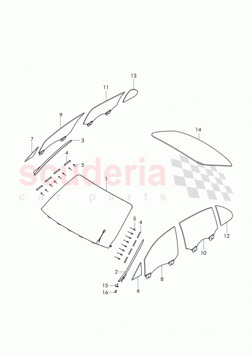 Part Diagram for Bentley 4W1 845 011 D