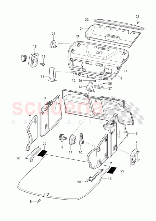 Part Diagram for Bentley 3W8 867 601 AL