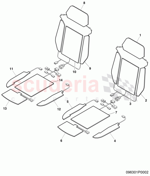 Part Diagram for Bentley 3W5963551AL