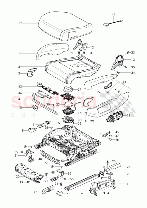 Part Diagram for Bentley 3W3 881 404 AG