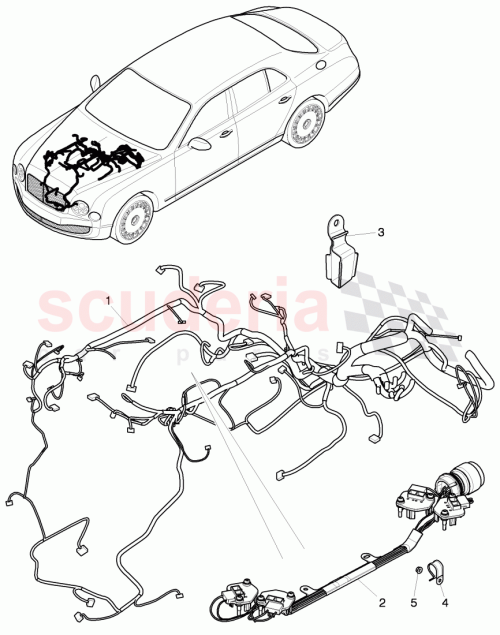 Part Diagram for Bentley 07V 971 610 G