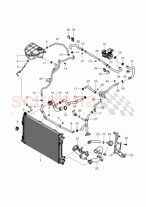 Part Diagram for Bentley 4W0 121 064