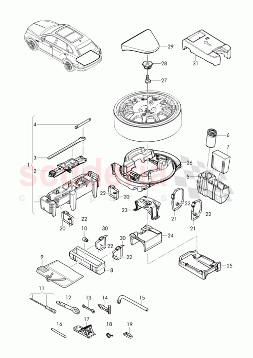 Part Diagram for Bentley 4D0 012 255