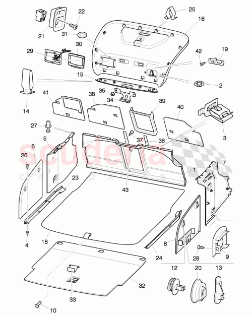 Part Diagram for Bentley 3W5863463H