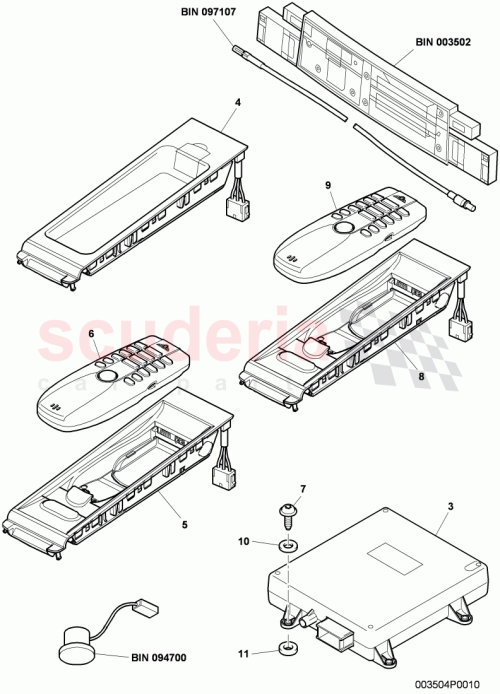 Part Diagram for Bentley 3W0 035 950 F