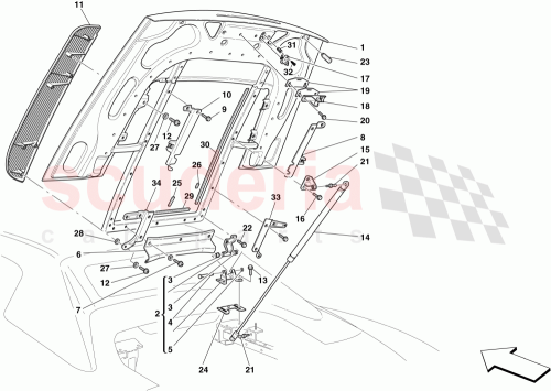 Part Diagram for Ferrari 65796000