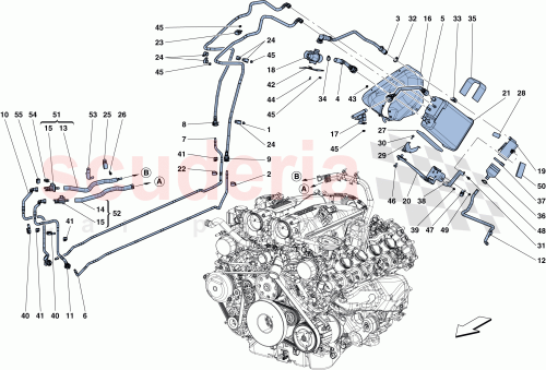 Part Diagram for Ferrari 301065