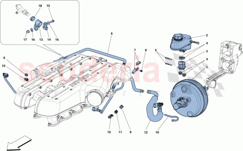 Part Diagram for Ferrari 288434