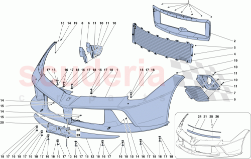 Part Diagram for Ferrari 85514500