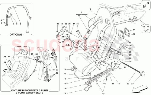 Part Diagram for Ferrari 69431800