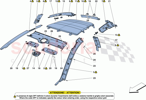 Part Diagram for Ferrari 804370