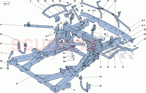 Part Diagram for Ferrari 86696111