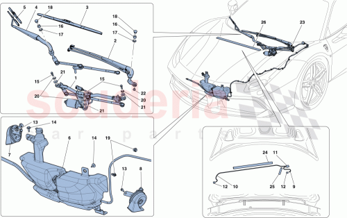 Part Diagram for Ferrari 310702