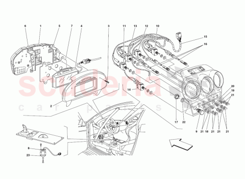 Part Diagram for Ferrari 190352