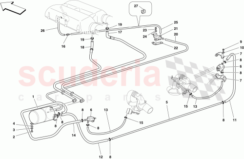 Part Diagram for Ferrari 145543