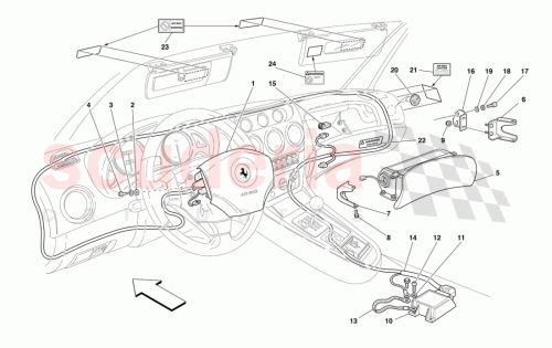 Part Diagram for Ferrari 654047