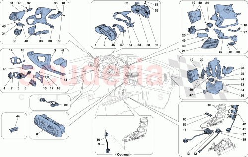 Part Diagram for Ferrari 86093500