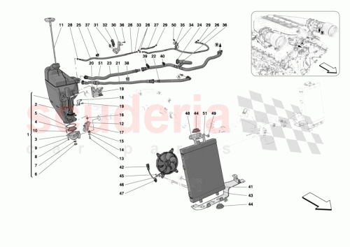 Part Diagram for Ferrari 971623