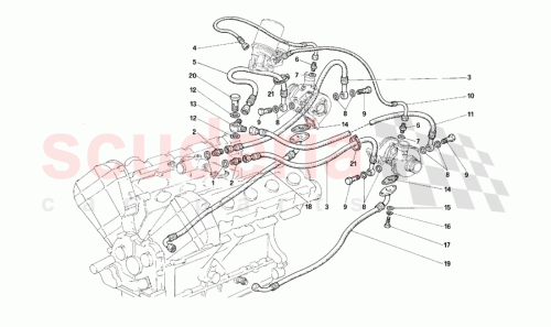 Part Diagram for Ferrari 134555