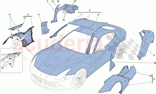Part Diagram for Ferrari 84376311