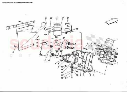 Part Diagram for Ferrari 147365
