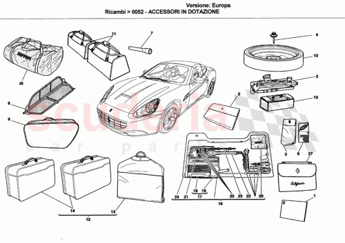 Part Diagram for Ferrari 82646000