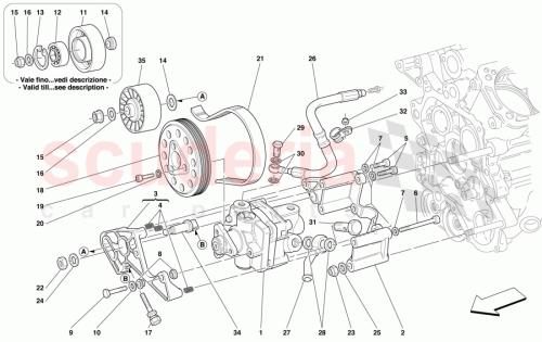 Part Diagram for Ferrari 14307024