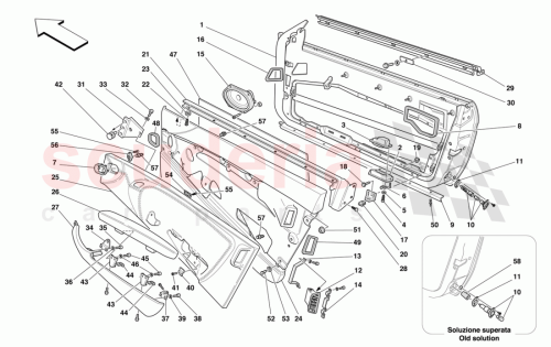 Part Diagram for Ferrari 65430400