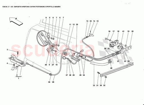 Part Diagram for Ferrari 64114900