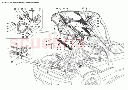 Part Diagram for Ferrari 66572100