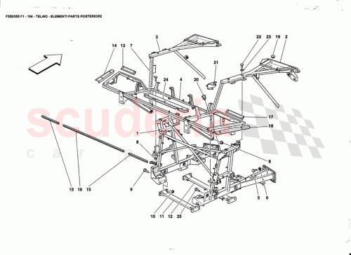 Part Diagram for Ferrari 65491800