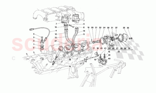 Part Diagram for Ferrari 138734/A