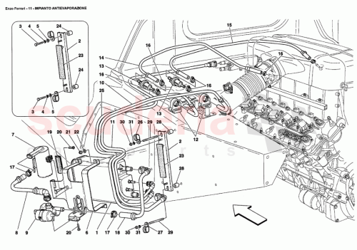 Part Diagram for Ferrari 10978224