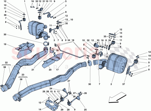 Part Diagram for Ferrari 295985