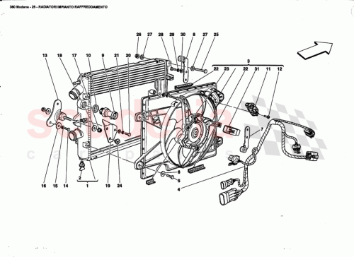 Part Diagram for Ferrari 176062