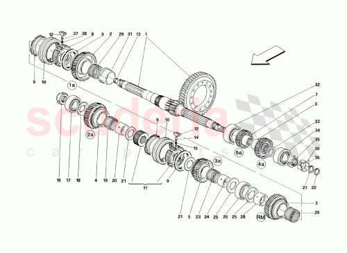 Part Diagram for Ferrari 131779
