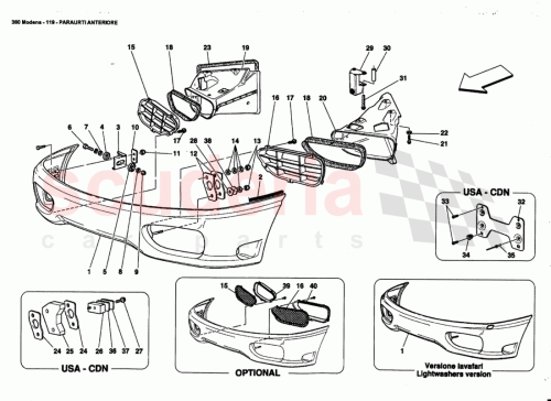 Part Diagram for Ferrari 65802300