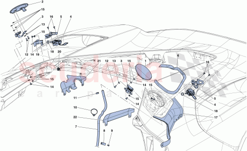 Part Diagram for Ferrari 85451000