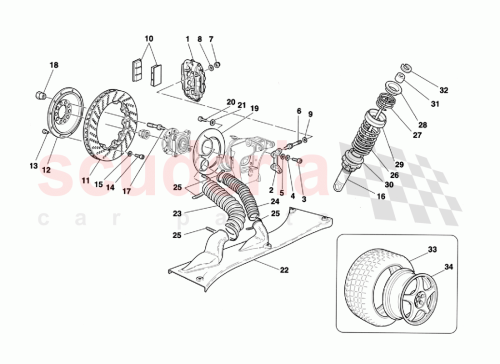 Part Diagram for Ferrari 163350