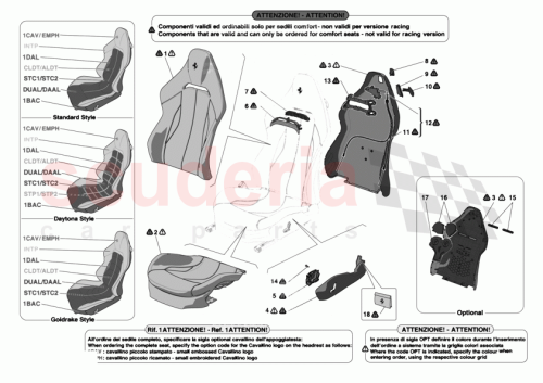Part Diagram for Ferrari 55075074
