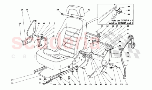 Part Diagram for Ferrari 632397
