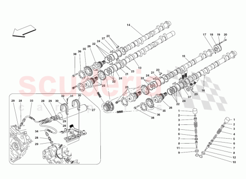 Part Diagram for Ferrari 193779