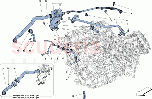Part Diagram for Ferrari 303273