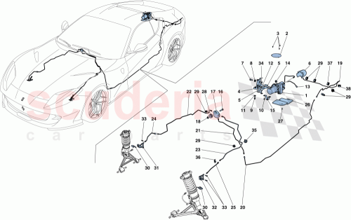 Part Diagram for Ferrari 334003