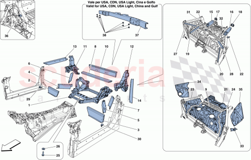 Part Diagram for Ferrari 286410
