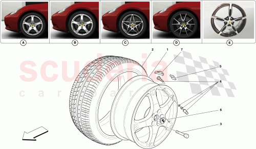Part Diagram for Ferrari 246441