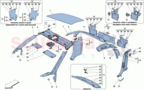Part Diagram for Ferrari 85771100