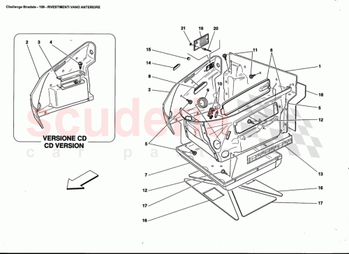 Part Diagram for Ferrari 67748500